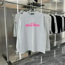 miu miu t-shirt manches longues pour unisexe s_123a111